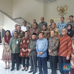 JK, Sri Mulyani, sampai Agus Marto Sambangi Ma'ruf Amin