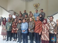 JK, Sri Mulyani, sampai Agus Marto Sambangi Ma'ruf Amin
