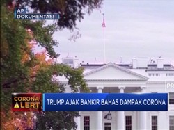 Trump Kumpulkan Bankir Bahas Corona, Tanda Situasi Gawat?