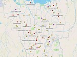 Peta Corona Jakarta Kini Tampilkan Pergerakan Pasien Corona