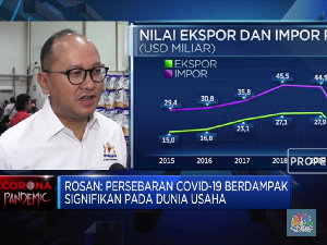 Kadin: Corona Guncang Ekonomi RI,  Supply dan Demand Tertekan
