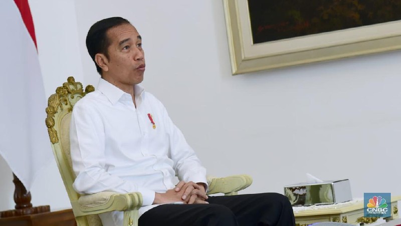 Presiden Joko Widodo (Jokowi) memimpin rapat terbatas dengan topik membahas percepatan ekonomi menghadapi tekanan virus corona, Senin (16/3/2020).