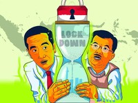 Beda Jokowi dan JK Soal Kemungkinan Indonesia Lockdown