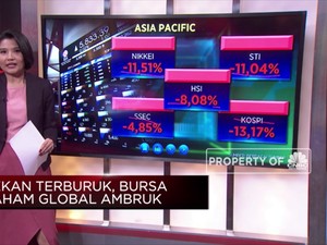Pekan Terburuk, Bursa Saham Global Ambruk