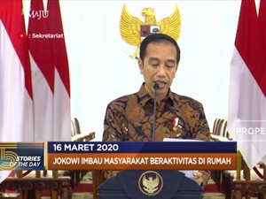 Jokowi Imbau Masyarakat Untuk Di Rumah hingga Ceko Lockdown