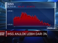 Kembali Memerah, IHSG Anjlok Lebih dari 3%