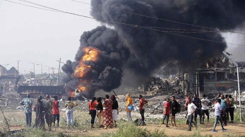Sebuah ledakan gas terjadi di ibu kota Nigeria, Lagos. Sebanyak 15 orang tewas dalam peristiwa ini.