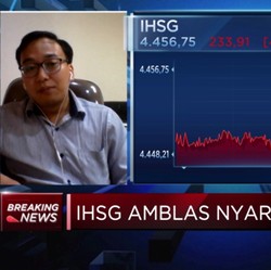Amblas Nyaris 5%, IHSG Tinggalkan Level 4.500
