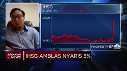Amblas Nyaris 5%, IHSG Tinggalkan Level 4.500
