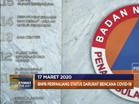 BNPB Perpanjang Darurat Corona hingga Malaysia Lockdown