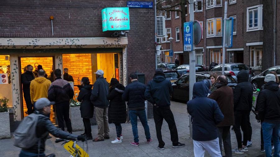 The coronavirus can be a downer for those wanting to get high in one of Amsterdam's world famous 
