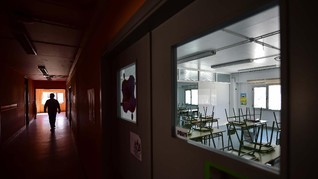 FOTO: Kelas yang Hampa akibat Virus Corona