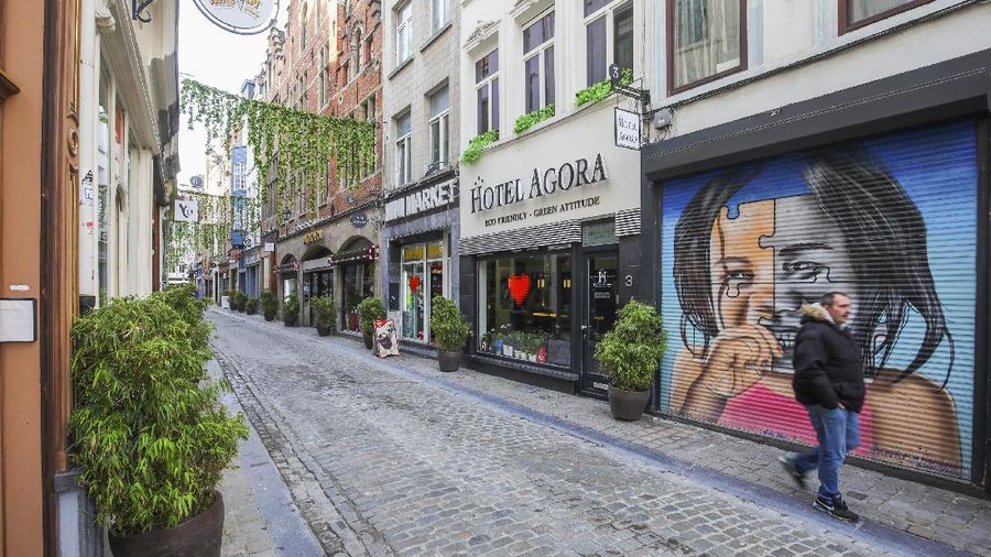 Belgia mengumumkan lockdown sejak Rabu (18/3) hingga 5 April untuk menekan penyebaran virus corona.