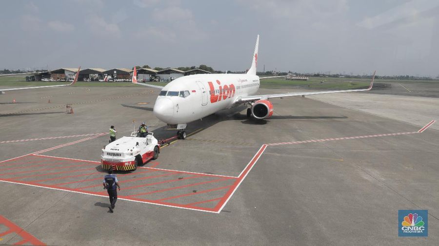Maskapai Penerbangan Lion Air. (CNBC Indonesia/Tri Susilo)