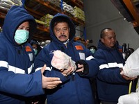 Sidak ke Gudang Daging, Mentan Syahrul Jamin Stok Cukup