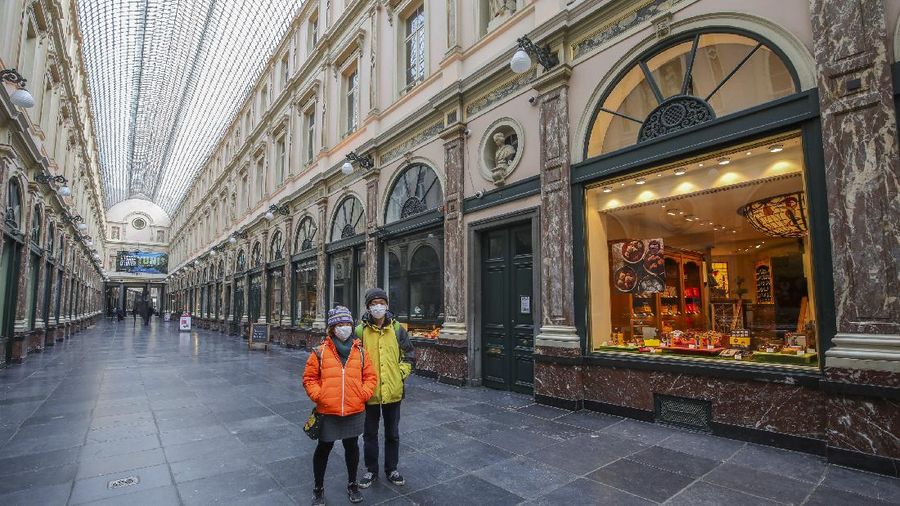 Belgia mengumumkan lockdown sejak Rabu (18/3) hingga 5 April untuk menekan penyebaran virus corona.