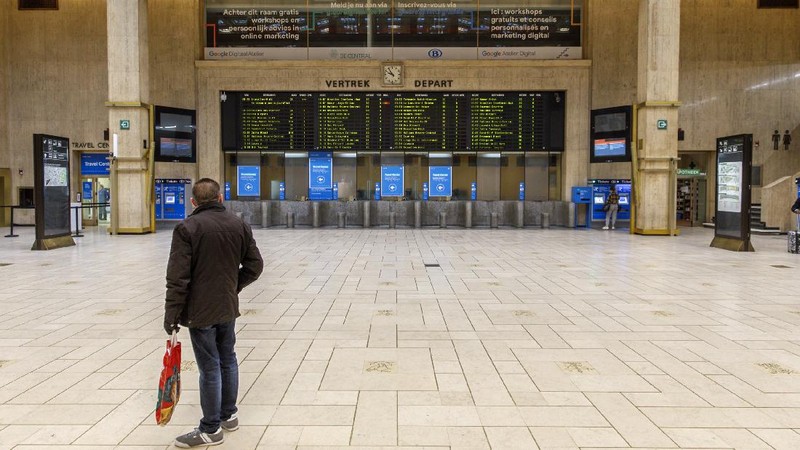 Belgia mengumumkan lockdown sejak Rabu (18/3) hingga 5 April untuk menekan penyebaran virus corona.