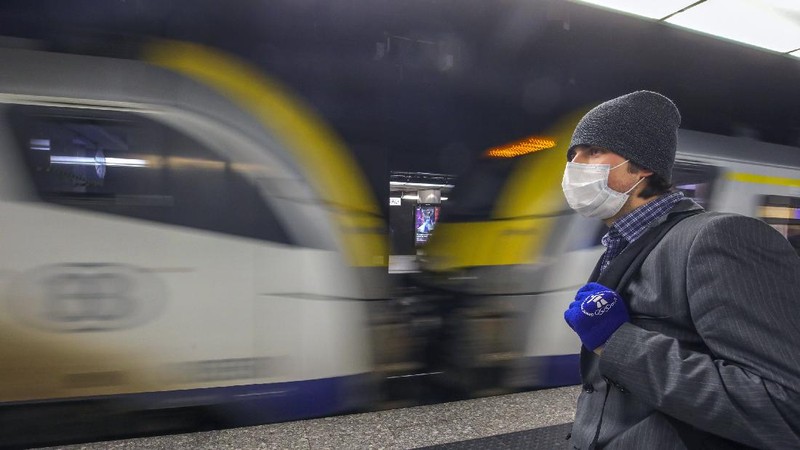 Belgia mengumumkan lockdown sejak Rabu (18/3) hingga 5 April untuk menekan penyebaran virus corona.