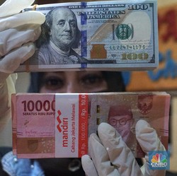Jeblok di Kurs Jisdor, Rupiah Menguat Tipis di Pasar Spot