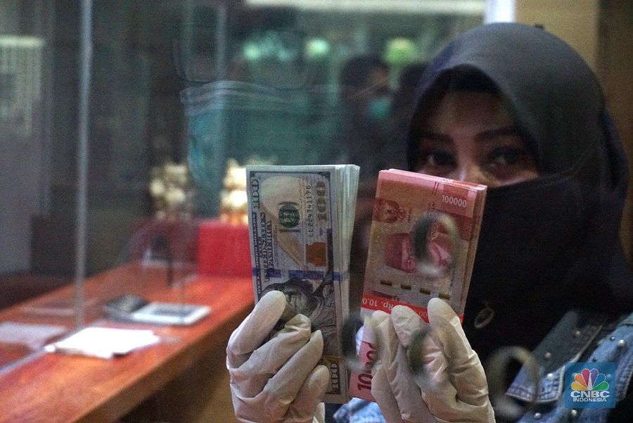 Dollar AS - Rupiah (CNBC Indonesia/Muhammad Sabki)
