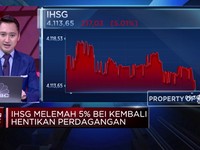 IHSG Anjlok 5%, BEI Kembali Hentikan Perdagangan
