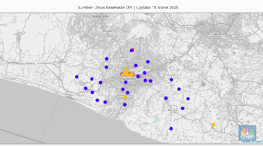 Yogyakarta tidak mendapati lonjakan kasus positif corona yang signifikan namun untuk kasus ODP terdapat kenaikan di beberapa wilayah saat ini.