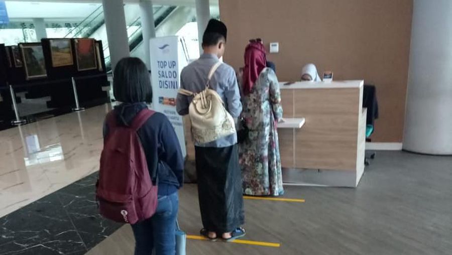 Social distancing Jaga Jarak di Berbagai Fasilitas Publik (Dok. BUMN)