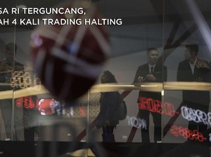 Bursa RI Terguncang, Sepekan 4 Kali Perdagangan Dihentikan