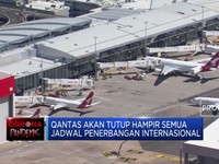 Qantas Akan Tutup Hampir Semua Jadwal Penerbangan Luar Negeri