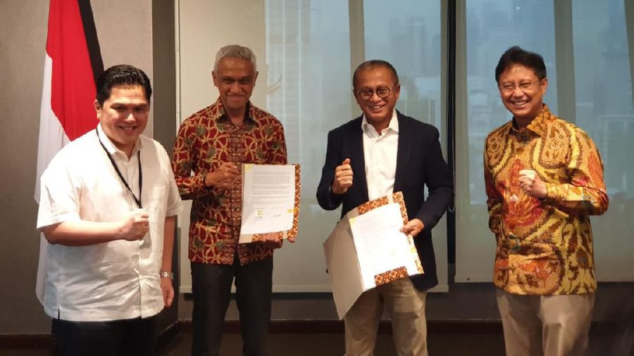 PT Bukit Asam Tbk dan PT Pertamina (Persero) menandatangani perjanjian kerjasama hilirisasi batu bara untuk kemudian diubah menjadi methanol.