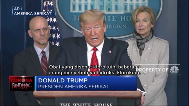 data malaria di indonesia 2020 Kata Trump Obat Malaria  Chloroquine Bisa Obati Covid 19