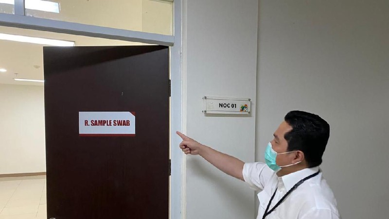 RS Darurat Penanganan Covid-19 Wisma Atlet Kemayoran sudah bisa beroperasi esok hari, Senin 23/03.