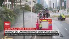 VIDEO: Pemprov DKI Lakukan Semprot Disinfektan Massal