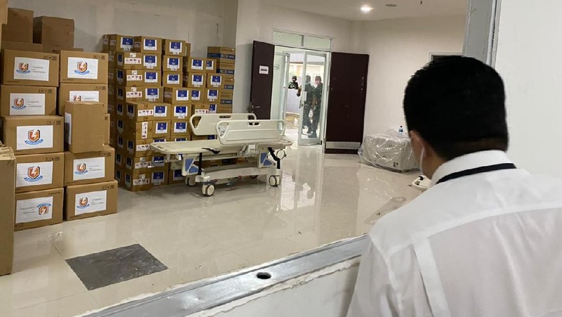 RS Darurat Penanganan Covid-19 Wisma Atlet Kemayoran sudah bisa beroperasi esok hari, Senin 23/03.