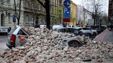 PM Kroasia Andres Plenkovic mengatakan gempa bumi itu merupakan yang terkuat yang mengguncang Kroasia dalam 140 tahun terakhir. (Photo by Damir SENCAR / AFP)