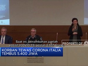 Angka Kematian Corona di Italia Tembus 5.400 Jiwa