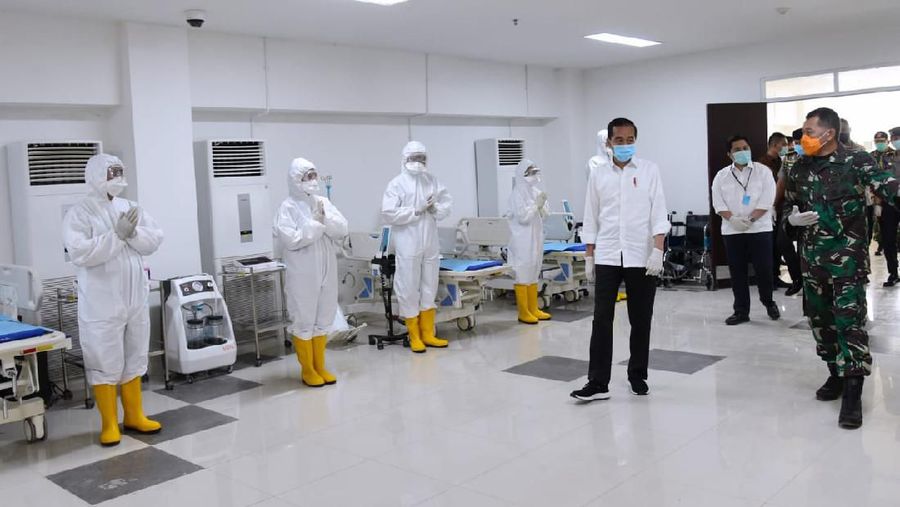 Rumah Sakit Darurat Penanganan COVID-19 di Wisma Atlet Kemayoran sudah siap beroperasi. Rencananya pada sore nanti, RS itu sudah bisa digunakan.