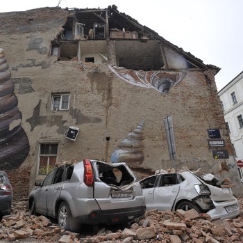 Sedang Lockdown, Kota Zagreb Kroasia Diguncang Gempa M 5,3