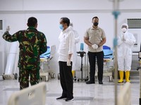 RI Lawan Corona, 566 Personil Bertugas di RS Wisma Atlet