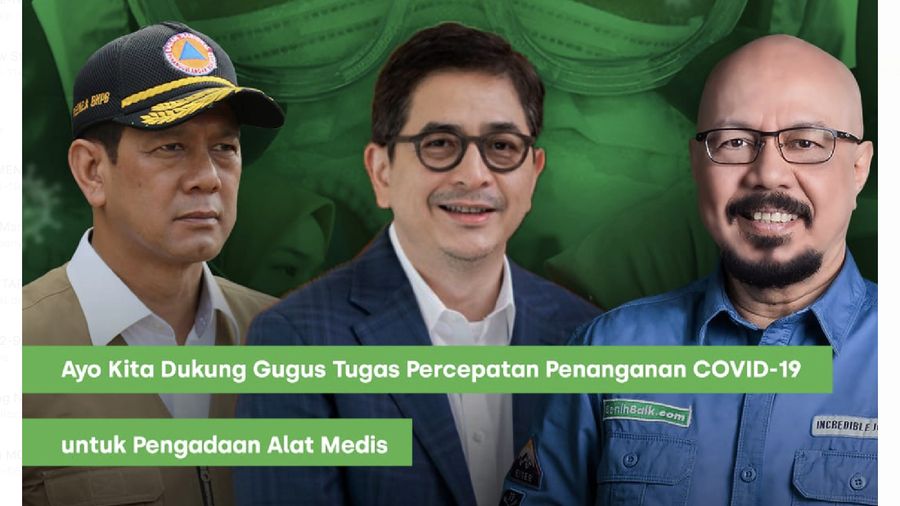 Indika Foundation memberikan donasi sebesar Rp 1 miliar untuk membantu penanggulangan penyebaran virus corona di Indonesia.