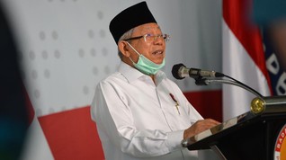 Corona, Ma'ruf Amin Janjikan Bantuan untuk Buruh Harian