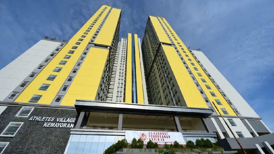 Jokowi Tinjau Wisma Atlet Kemayoran Untuk Pasien Virus Corona. Muchlis Jr - Biro Pers Sekretariat Presiden
