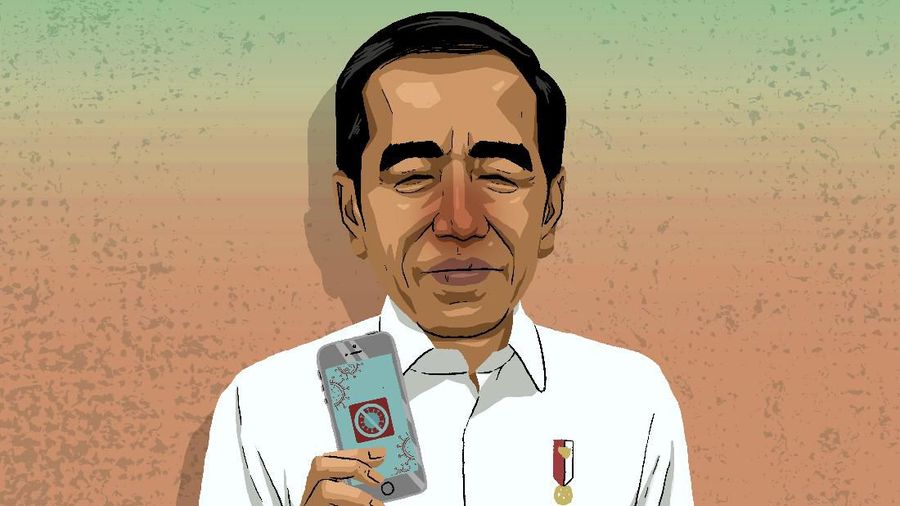 Ada aplikasi khusus yang isinya meminta masyarakat jujur soal covid-19.