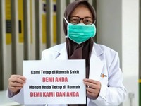 Pesan Tenaga Medis Buat Kita Semua: Tetap di Rumah!