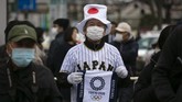 Penyelenggaraan Olimpiade 2020 belum dapat dipastikan bakal sesuai rencana awal, pada 24 Juli hingga 9 Agustus. (AP Photo/Jae C. Hong)