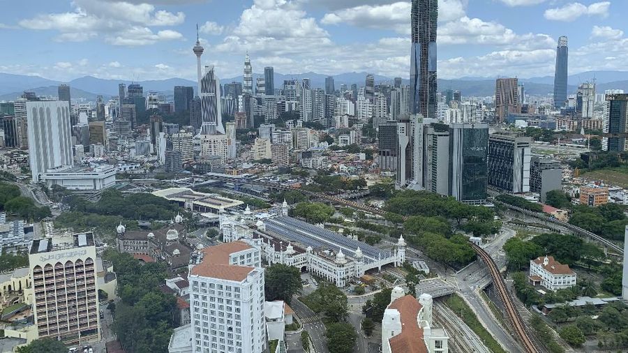 The city center of Kuala Lumpur, Malaysia is seen empty Wednesday, March 25, 2020. Malaysian government extended movement order to the public until April 14 to block the spread of the new coronavirus. For most people the new coronavirus causes only mild or moderate symptoms, but for some it can cause more severe illness. (AP Photo/Vincent Thian)