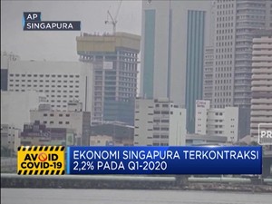 Ekonomi Singapura Q1-2020 Terkontraksi 2,2%