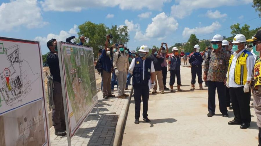 Secara keseluruhan progres konstruksi sudah 78% dan optimis selesai pada 28 Maret 2020.
