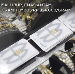 Usai Nyepi, Antam Jual Emas 1 Gram Tembus Rp 924.000/gram