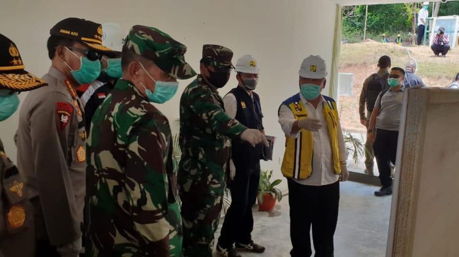 Secara keseluruhan progres konstruksi sudah 78% dan optimis selesai pada 28 Maret 2020.
